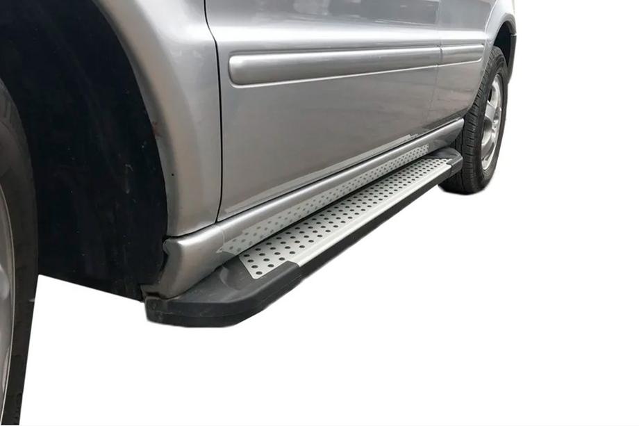 Mercedes ML W163 1997–2005 Sānu pakāpieni Allmond Grey (2 gab., alumīnijs) Image