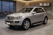 Mercedes ML W164 2005–2011 Sānu sliekšņi Duru (2 gab., alumīnijs) foto 1