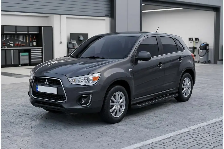Mitsubishi ASX 2010–2023 Sānu sliekšņi Allmond Black (2 gab., alumīnijs) Image
