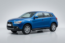 Mitsubishi ASX 2010–2023 Sānu sliekšņi Duru (2 gab., alumīnijs) foto 1