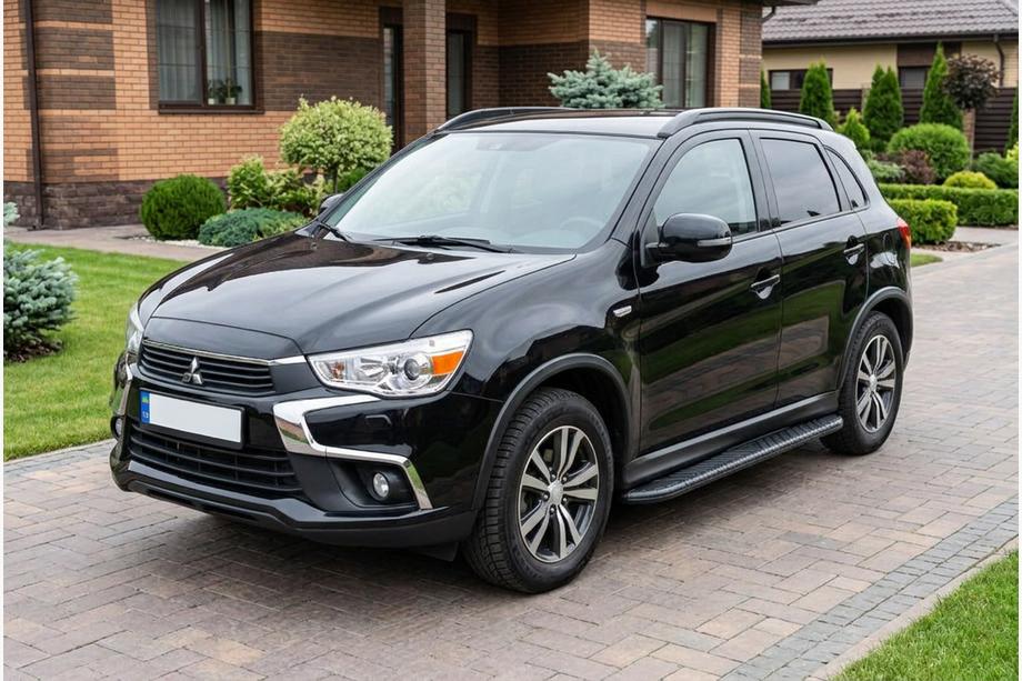 Mitsubishi ASX 2010–2023 Sānu pakāpieni Bosphorus Black (2 gab., alumīnijs) Image