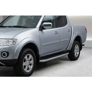 Sānu pakāpieni Tayga Grey (2 gab., alumīnijs) foto 1