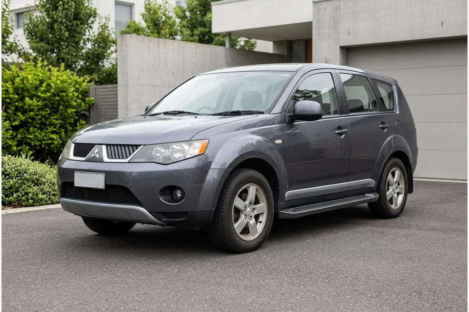 Mitsubishi Outlander 2006–2012 Sānu sliekšņi Allmond Black (2 gab., alumīnijs) Image