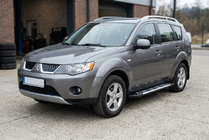 Mitsubishi Outlander 2006–2012 Sānu sliekšņi Sunrise (2 gab., alumīnijs) foto 1
