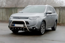 Mitsubishi Outlander 2012–2021 Kengurins WT004 (nerūsējošais tērauds) foto 2