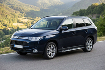 Mitsubishi Outlander 2012–2021 Sānu sliekšņi Sunrise (2 gab., alumīnijs) foto 1