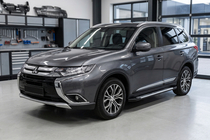 Mitsubishi Outlander 2012–2021 Sānu sliekšņi Line (2 gab., alumīnijs) foto 1
