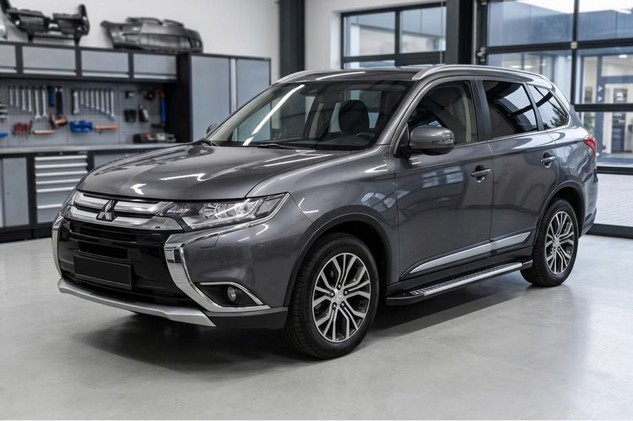 Mitsubishi Outlander 2012–2021 Sānu sliekšņi Line (2 gab., alumīnijs) Image
