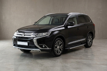 Mitsubishi Outlander 2012–2021 Sānu sliekšņi Duru (2 gab., alumīnijs) foto 1