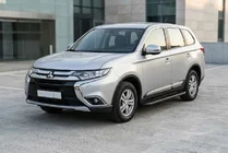Mitsubishi Outlander 2012–2021 Sānu pakāpieni Bosphorus Black (2 gab., alumīnijs) foto 1