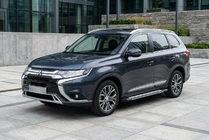 Mitsubishi Outlander 2012–2021 Sānu pakāpieni Rainbow (2 gab., alumīnijs) foto 1