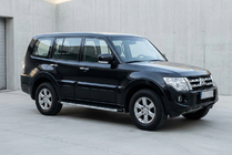 Mitsubishi Pajero Wagon IV 2006–2021 Sānu sliekšņi Fullmond (2 gab., alumīnija) foto 1