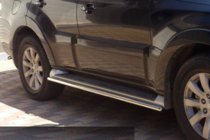Mitsubishi Pajero Wagon IV 2006–2021 Sānu caurules (2 gab., nerūs. tērauds) foto 2