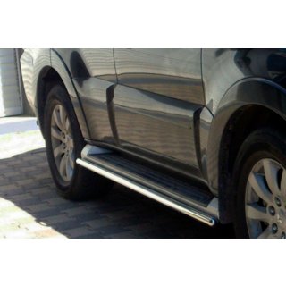 Sānu caurules (2 gab., nerūs. tērauds) Mitsubishi Pajero Wagon IV 2006–2021 foto 1