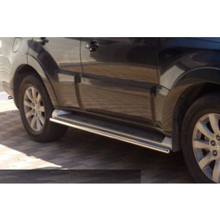 Sānu caurules (2 gab., nerūs. tērauds) Mitsubishi Pajero Wagon IV 2006–2021 foto 2