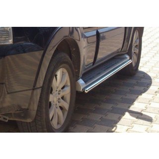 Sānu caurules (2 gab., nerūs. tērauds) Mitsubishi Pajero Wagon IV 2006–2021 foto 3
