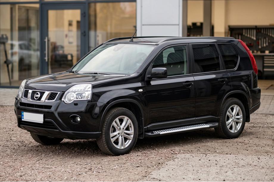 Nissan X-trail T31 2007–2014 Sānu sliekšņi Line (2 gab., alumīnijs) Image