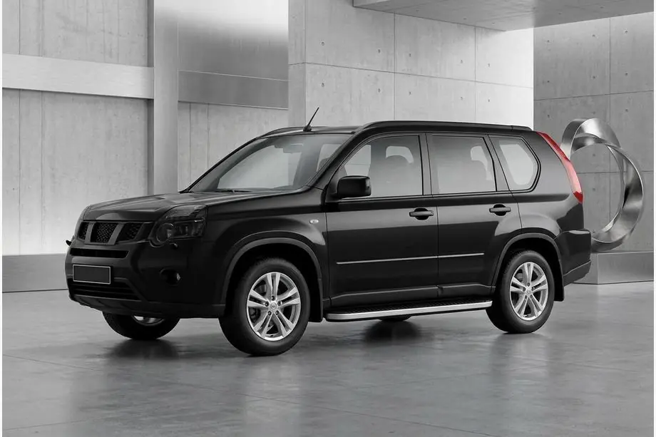 Nissan X-trail T31 2007–2014 Sānu pakāpieni Tayga Grey (2 gab., alumīnijs) Image