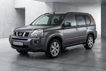Nissan X-trail T31 2007–2014 Sānu pakāpieni Rainbow (2 gab., alumīnijs) foto 1