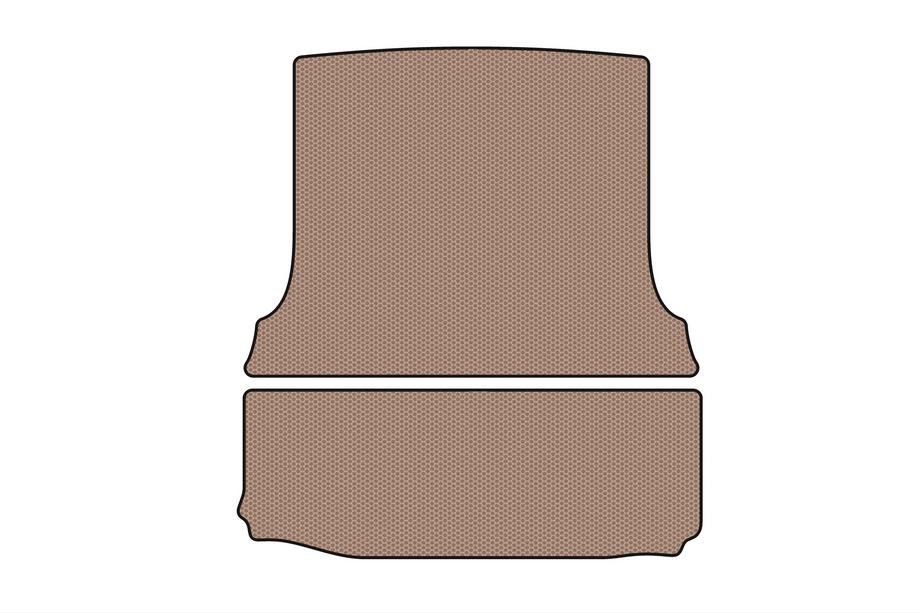 Fiat Fiorino/Qubo 2008–2024 Gumijas bagāžnieka paklājiņš Carsuit (Cargo, bēšs) Image