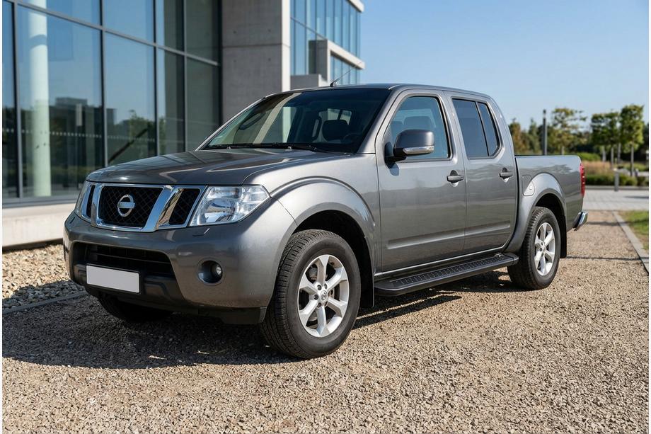 Nissan Navara 2006–2015 Sānu sliekšņi Allmond Black (2 gab., alumīnijs) Image