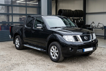 Nissan Navara 2006–2015 Sānu sliekšņi Sunrise (2 gab., alumīnijs) foto 1
