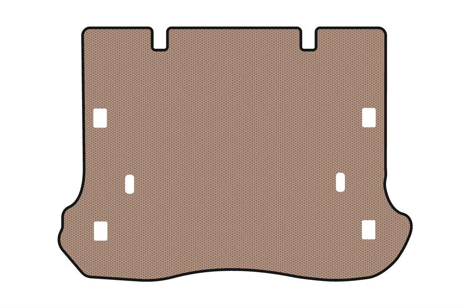 Jeep Grand Cherokee WK 2004–2010 Gumijas bagāžnieka paklājiņš Carsuit V-2 (Bēšs) Image
