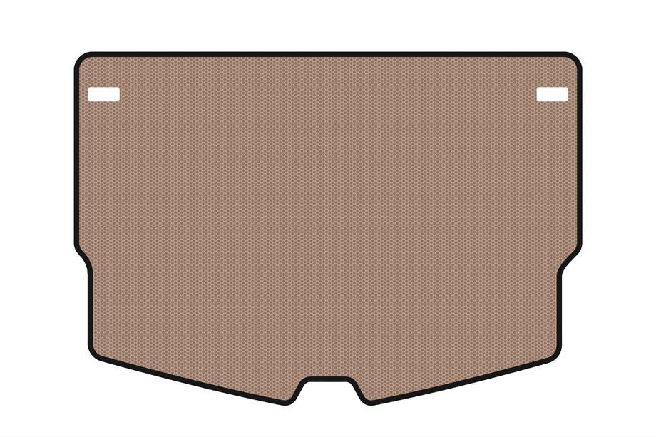 Nissan Note 2012–2020 Gumijas bagāžnieka paklājiņš Carsuit (HB, bēšs) Image
