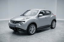 Nissan Juke 2010–2019 Sānu sliekšņi Allmond Black (2 gab., alumīnijs) foto 1