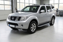 Nissan Pathfinder R51 2005–2014 Sānu pakāpieni Tayga Grey (2 gab., alumīnijs) foto 1
