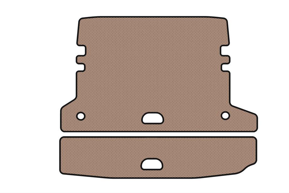 BMW 3. sērija F30/F31 2012–2019 Gumijas bagāžnieka paklājiņš Carsuit V-2 (F-31, bēšs) Image