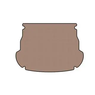 Gumijas bagāžnieka paklājiņš Carsuit V2 (Bēšs)