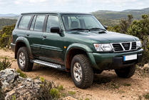 Nissan Patrol Y61 1997–2011 Sānu sliekšņi Line (2 gab., alumīnijs) foto 1