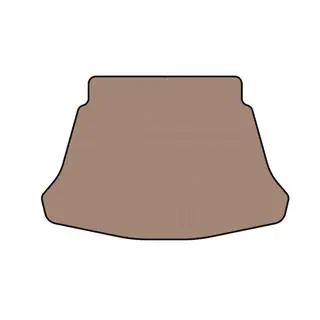 Gumijas bagāžnieka paklājiņš Carsuit (LB, bēšs) foto 1