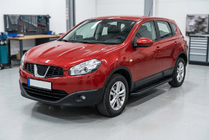 Nissan Qashqai 2010–2014 Sānu pakāpieni Bosphorus Black (2 gab., alumīnijs) foto 1