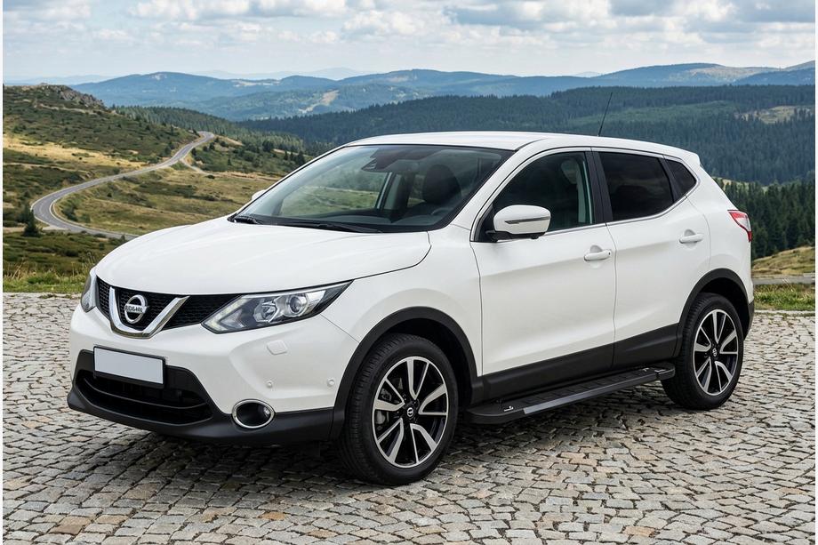 Nissan Qashqai 2014–2021 Sānu sliekšņi RedLine Black (2 gab., alumīnijs) Image