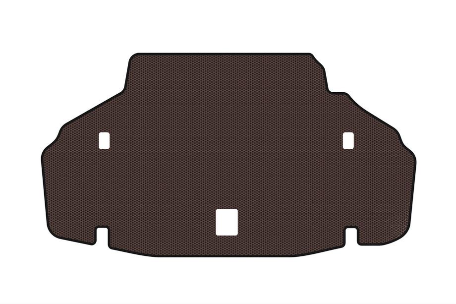 Lexus LS 2007–2017 Gumijas bagāžnieka paklājiņš Carsuit (2007-2010, SD, garā bāze, brūns) Image