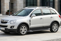 Opel Antara 2006–2017 Sānu sliekšņi Allmond Black (2 gab., alumīnijs) 2007-2015 foto 1