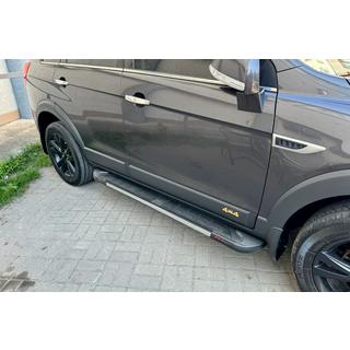 Sānu pakāpieni RedLine V1 (2 gab., alumīnijs) foto 2