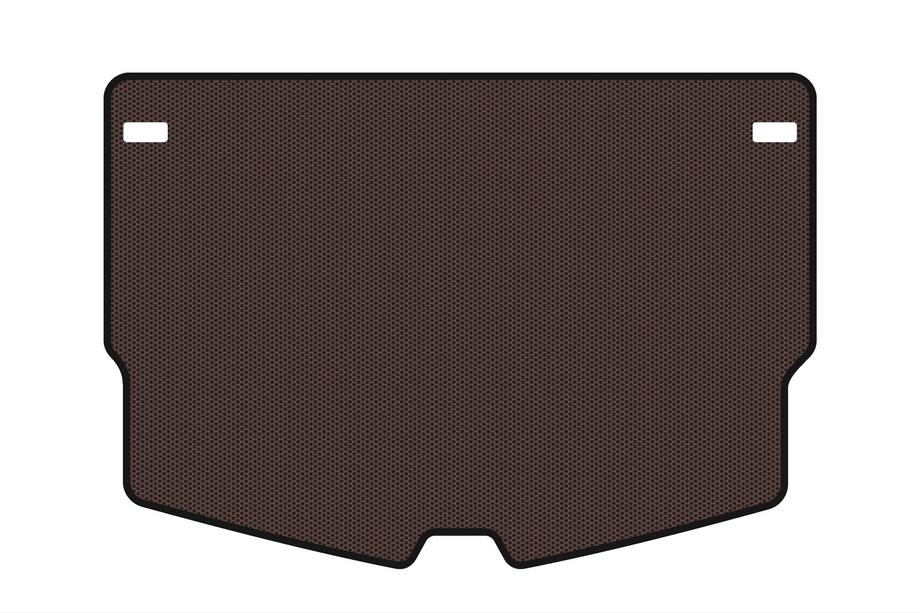 Nissan Note 2012–2020 Gumijas bagāžnieka paklājiņš Carsuit (HB, brūns) Image