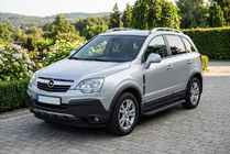 Opel Antara 2006–2017 Sānu pakāpieni Bosphorus Black (2 gab., alumīnijs) 2016-2018 foto 1