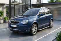 Opel Antara 2006–2017 Sānu sliekšņi Tayga Grey (2 gab., alumīnijs) 2007-2015 foto 1