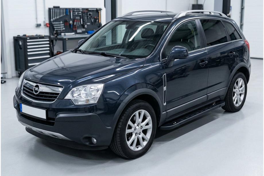 Opel Antara 2006–2017 Sānu sliekšņi RedLine Black (2 gab., alumīnijs) Image