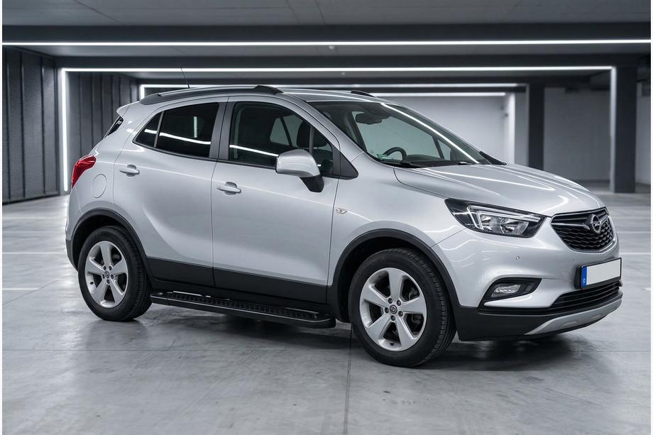 Opel Mokka 2012–2021 Sānu pakāpieni Allmond Black (2 gab., alumīnijs) Image