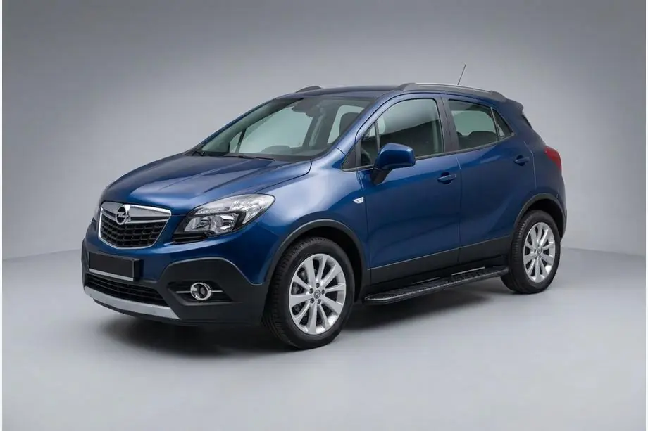 Opel Mokka 2012–2021 Sānu pakāpieni Bosphorus Black (2 gab., alumīnijs) Image