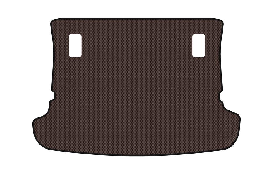 Toyota Corolla Verso 2004–2009 Gumijas bagāžnieka paklājiņš Carsuit (7-vietīgs, brūns) Image