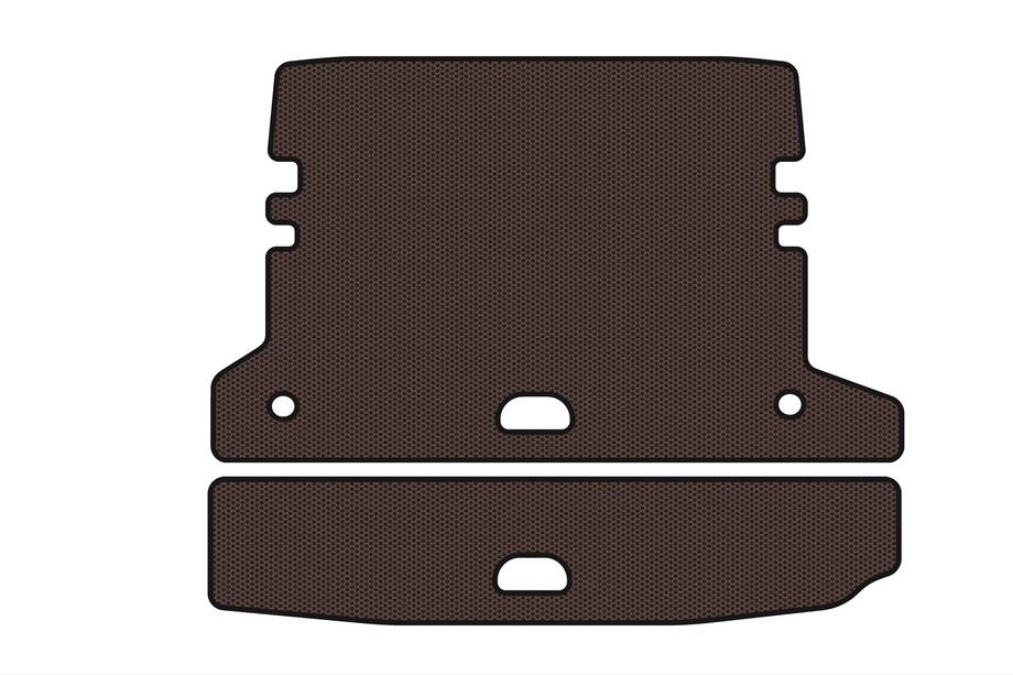 BMW 3. sērija F30/F31 2012–2019 Gumijas bagāžnieka paklājiņš Carsuit V-2 (F-31, brūns) Image