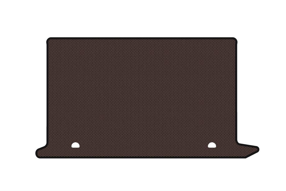 Fiat Doblo II 2010–2022 Gumijas bagāžnieka paklājiņš Carsuit V2 (Brūns) Image