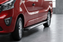 Opel Vivaro 2001–2015 Sānu sliekšņi Line (2 gab., alumīnijs) foto 1