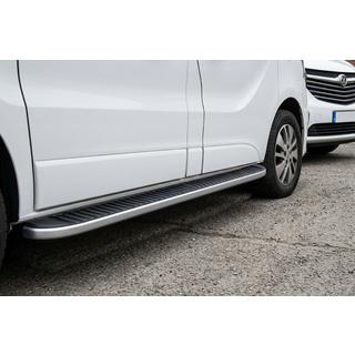 Sānu pakāpieni Tayga Grey (2 gab., alumīnijs) Opel Vivaro 2001–2015 foto 1